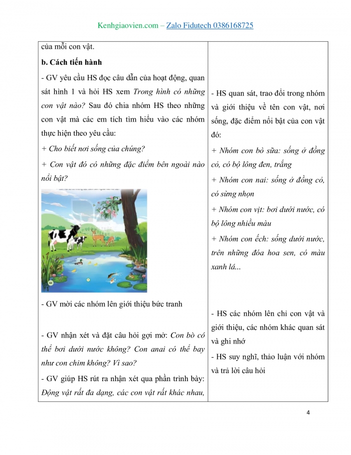 Giáo án và PPT Tự nhiên và Xã hội 3 kết nối Bài 15: Một số bộ phận của động vật và chức năng của chúng