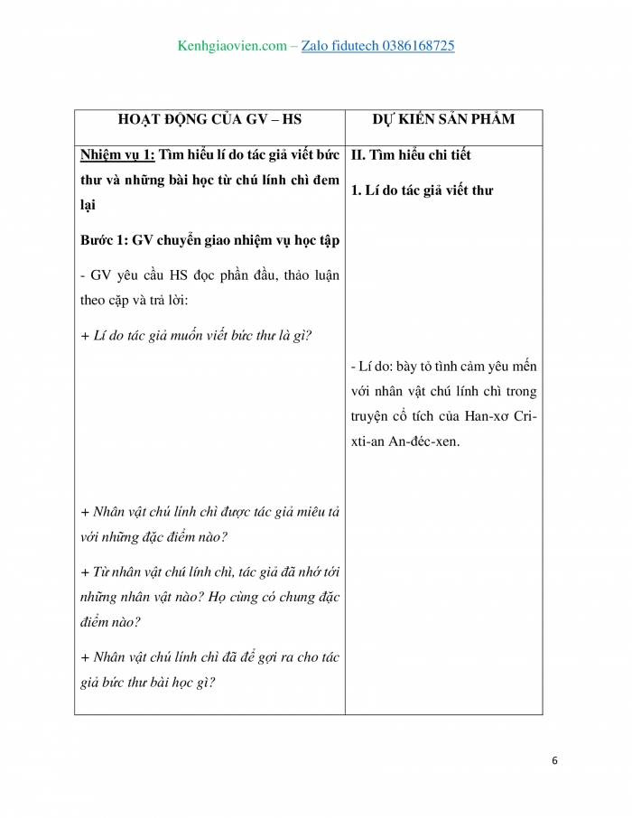 Giáo án và PPT Ngữ văn 7 chân trời Bài 3: Bức thư gửi chú lính chì dũng cảm (Li-xơ-bớt Đao-mon-tơ)