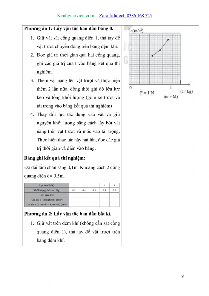 Giáo án và PPT Vật lí 10 kết nối Bài 15: Định luật 2 Newton