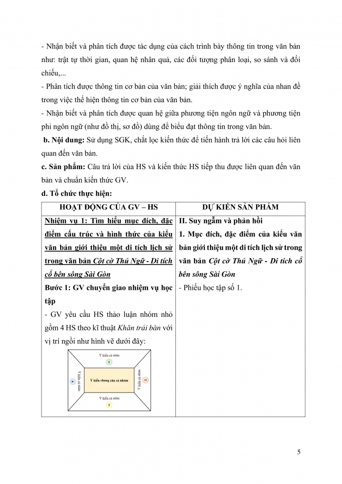 Giáo án và PPT Ngữ văn 9 chân trời bài 3: Cột cờ Thủ Ngữ - di tích cổ bên sông Sài Gòn (Theo Ngô Nam)