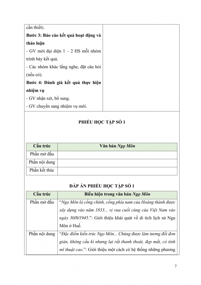 Giáo án và PPT Ngữ văn 9 chân trời bài 3: Ngọ Môn (Theo Lê Đình Phúc)