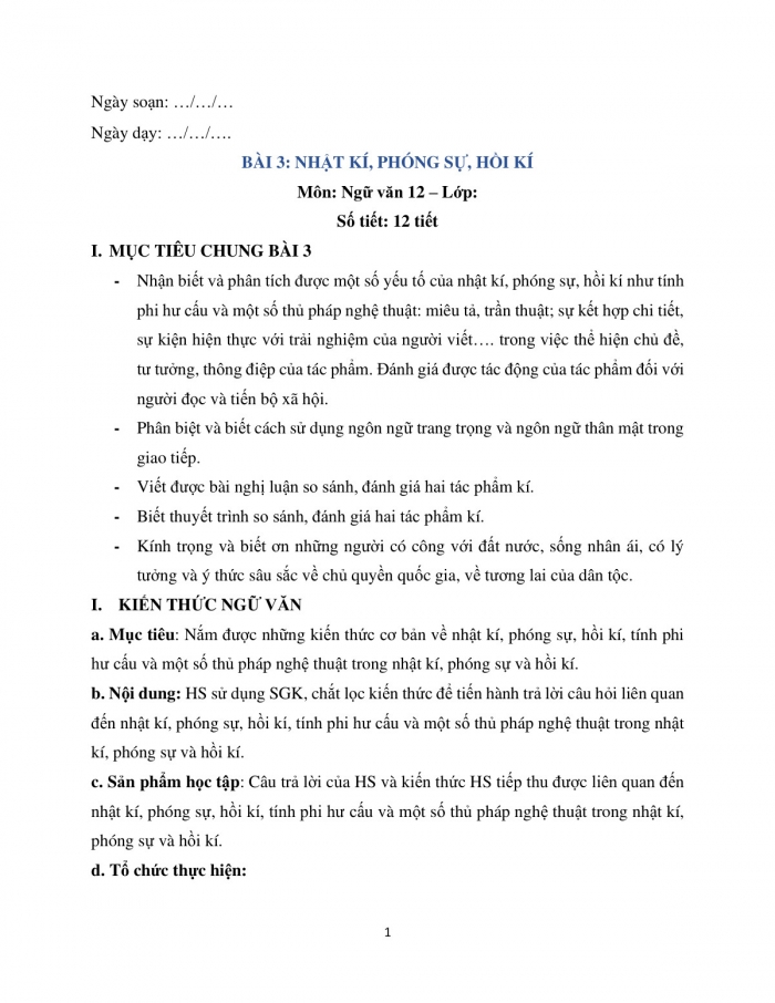 Giáo án và PPT Ngữ văn 12 cánh diều bài 3: Nhật kí Đặng Thùy Trâm (Đặng Thùy Trâm)