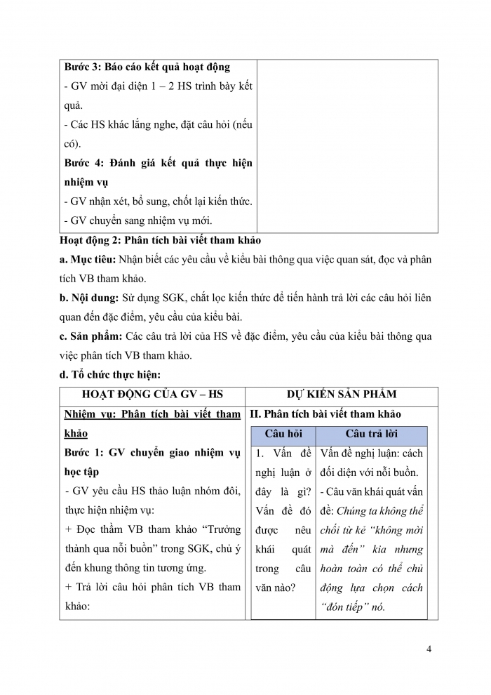 Giáo án và PPT Ngữ văn 9 kết nối Bài 3: Viết bài văn nghị luận về một vấn đề cần giải quyết (trong đời sống của học sinh hiện nay)