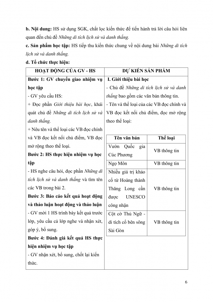 Giáo án và PPT Ngữ văn 9 chân trời bài 3: Vườn Quốc gia Cúc Phương (Theo Đào Thị Luyến, Hoàng Trà My, Hoàng Lan Anh)