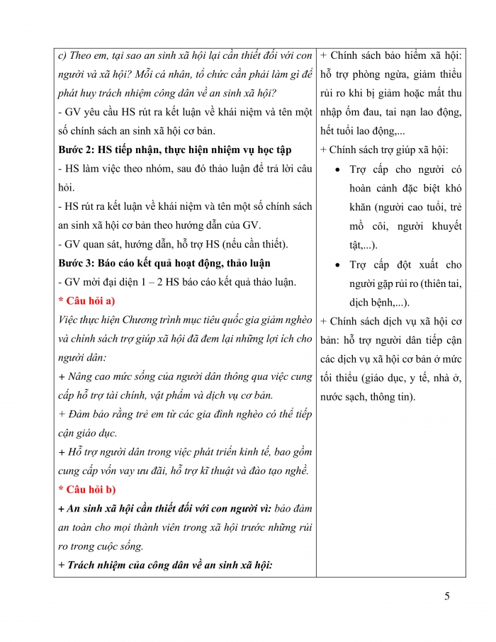 Giáo án và PPT Kinh tế pháp luật 12 cánh diều bài 4: An sinh xã hội