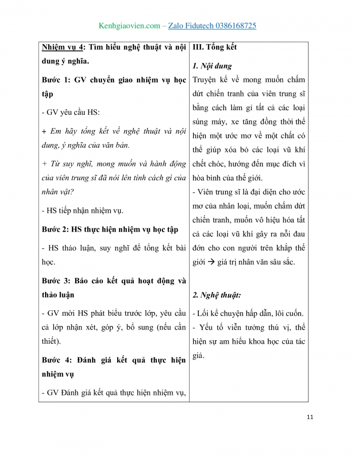 Giáo án và PPT Ngữ văn 7 cánh diều Bài 3: Chất làm gỉ (Rây Brét-bơ-ry)