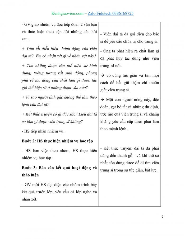 Giáo án và PPT Ngữ văn 7 cánh diều Bài 3: Chất làm gỉ (Rây Brét-bơ-ry)