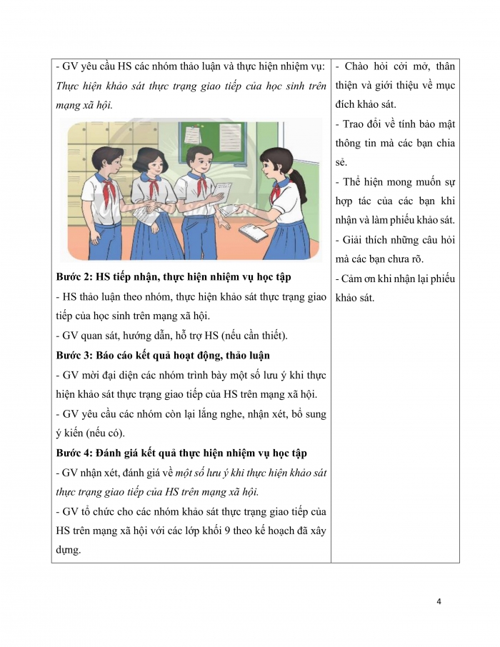 Giáo án và PPT Hoạt động trải nghiệm 9 chân trời bản 1 Chủ đề 2: Giao tiếp, ứng xử tích cực - Tuần 7