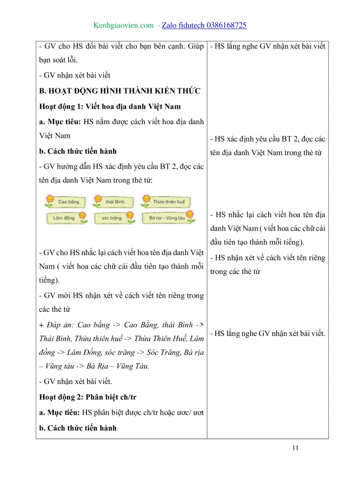 Giáo án và PPT Tiếng Việt 3 chân trời Bài 3: Mùa thu của em, Nghe - viết Cậu học sinh mới, Viết hoa địa danh Việt Nam, Phân biệt ch/tr, ươc/ươt; Luyện tập về từ chỉ sự vật, đặc điểm, Luyện tập câu kể