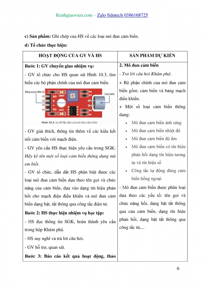 Giáo án và PPT Công nghệ 8 chân trời Bài 10: Mạch điện điều khiển