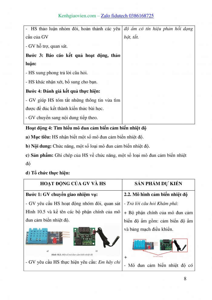 Giáo án và PPT Công nghệ 8 chân trời Bài 10: Mạch điện điều khiển