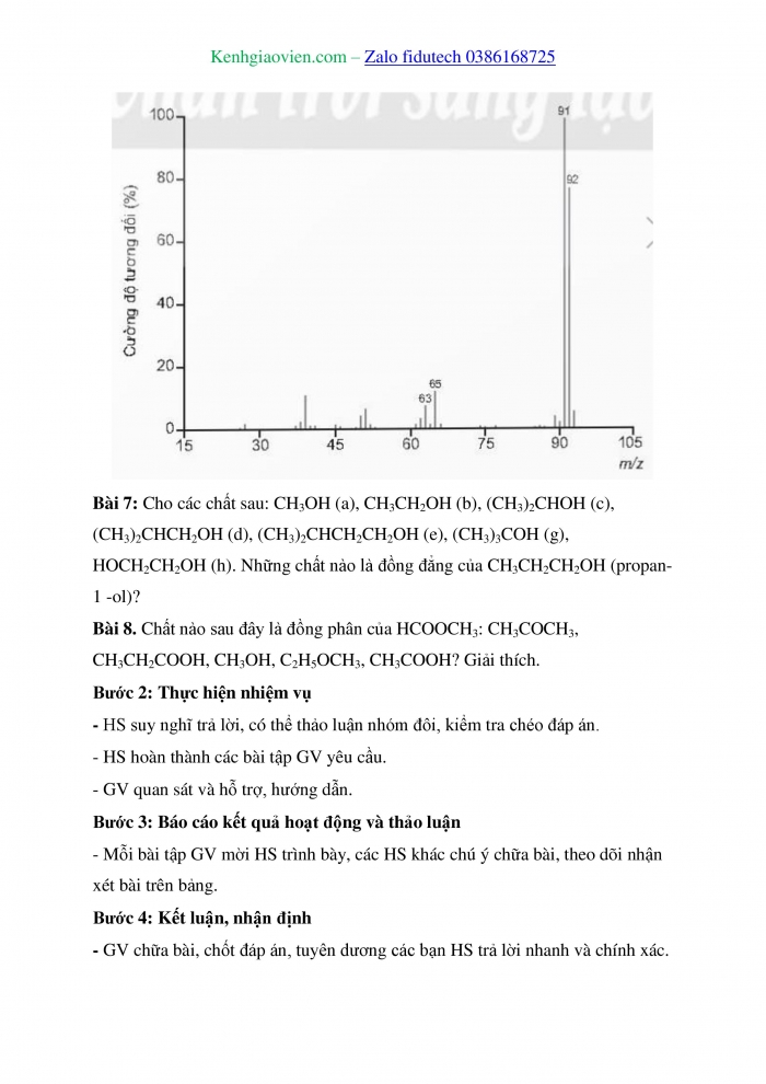 Giáo án và PPT Hoá học 11 chân trời Bài Ôn tập Chương 3