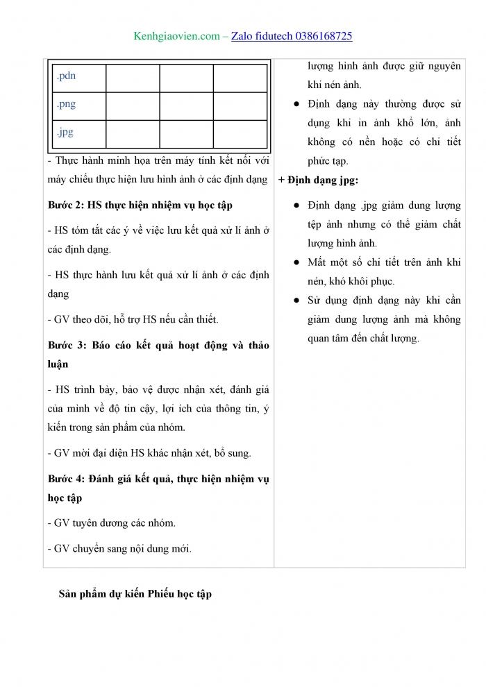 Giáo án và PPT Tin học 8 chân trời Bài 11B: Tẩy, tạo hiệu ứng cho ảnh