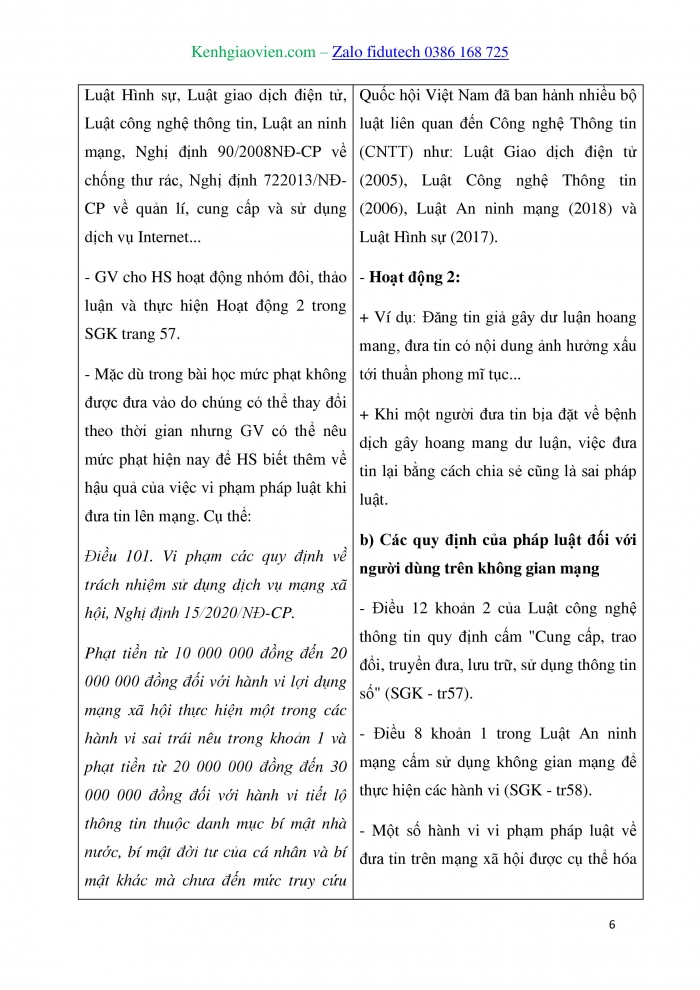 Giáo án và PPT Tin học 10 kết nối Bài 11: Ứng xử trên môi trường số. Nghĩa vụ tôn trọng bản quyền