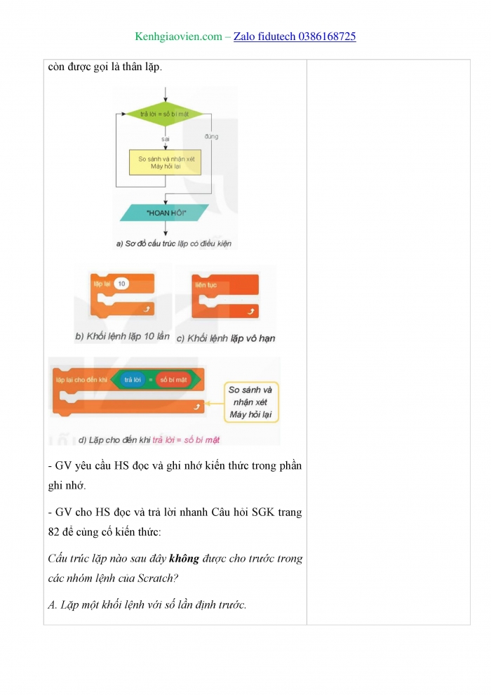 Giáo án và PPT Tin học 8 kết nối Bài 14: Cấu trúc điều khiển