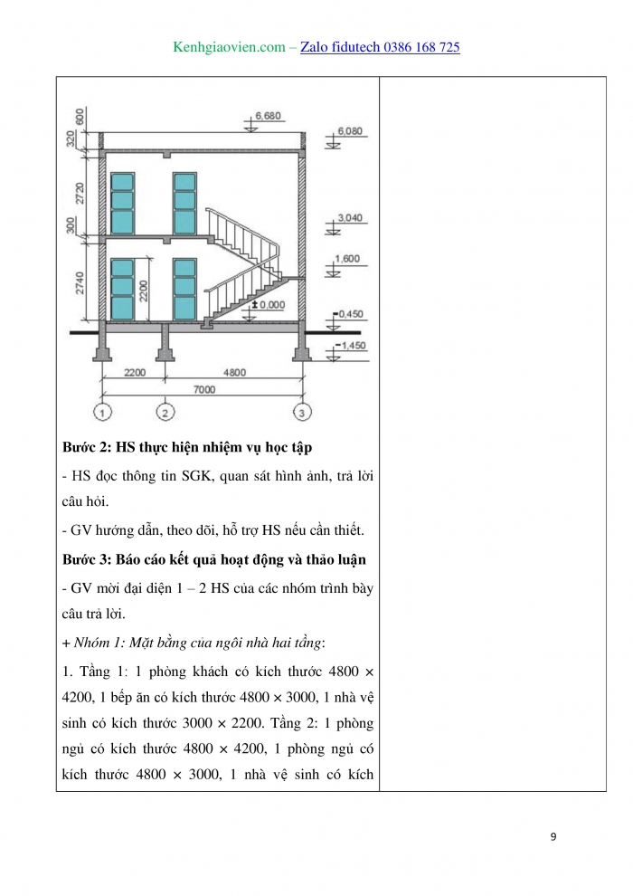 Giáo án và PPT Thiết kế và Công nghệ 10 kết nối Bài 15: Bản vẽ xây dựng