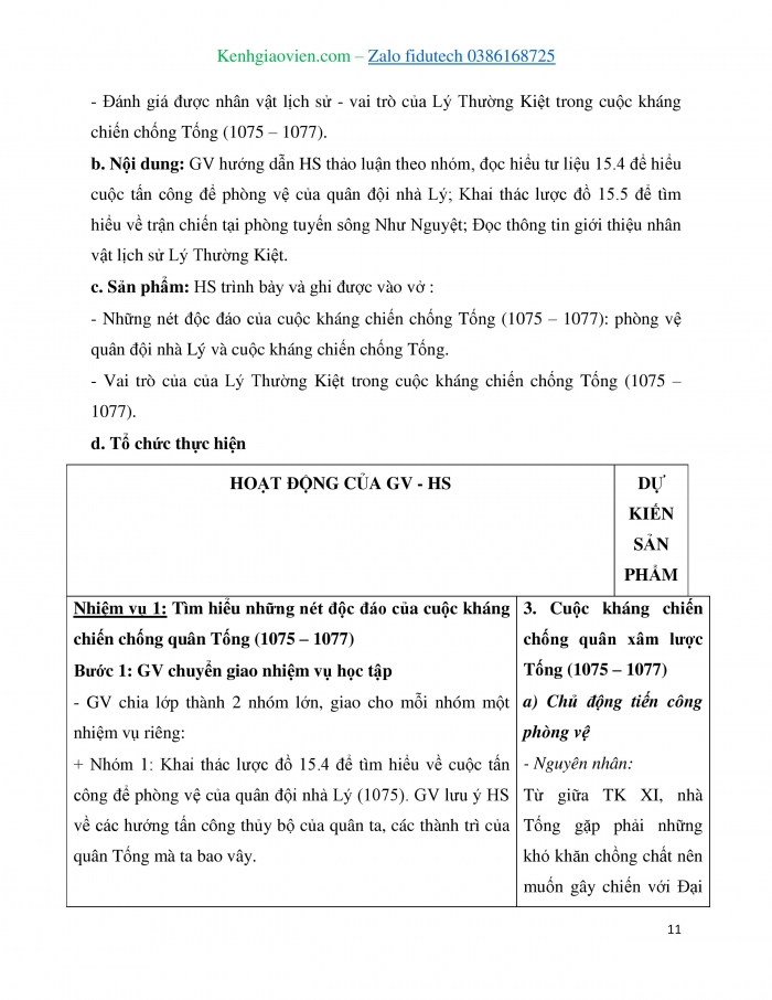 Giáo án và PPT Lịch sử 7 chân trời Bài 15: Công cuộc xây dựng và bảo vệ đất nước thời Lý (1009 – 1225)