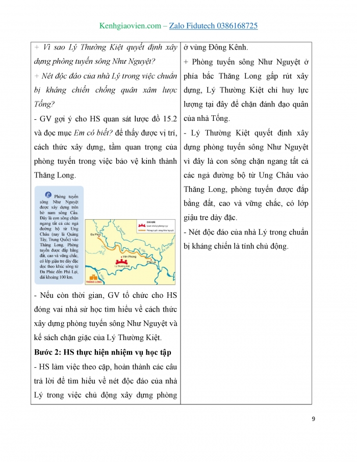 Giáo án và PPT Lịch sử 7 cánh diều Bài 15: Cuộc kháng chiến chống quân Tống xâm lược của nhà Lý (1075 - 1077)