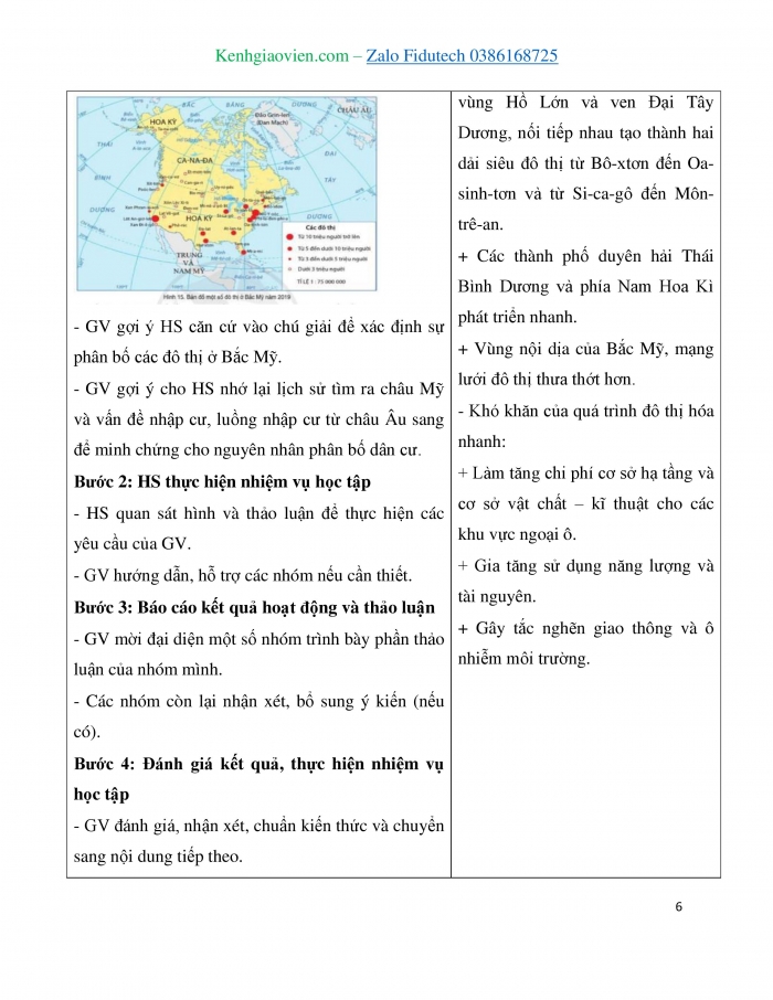 Giáo án và PPT Địa lí 7 cánh diều Bài 15: Đặc điểm dân cư, xã hội Bắc Mỹ