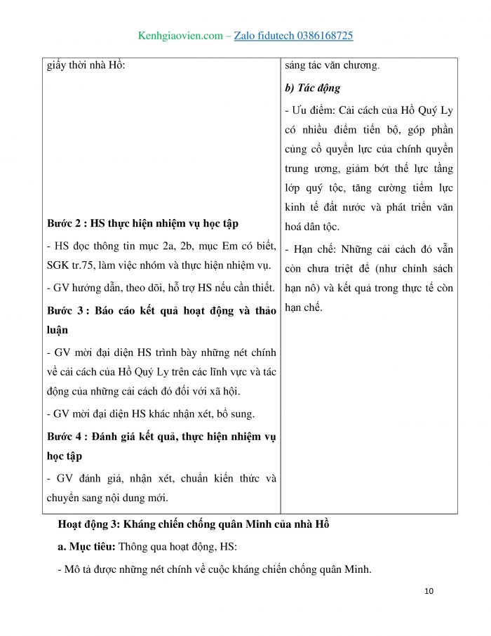 Giáo án và PPT Lịch sử 7 kết nối Bài 15: Nước Đại Ngu thời Hồ (1400 – 1407)