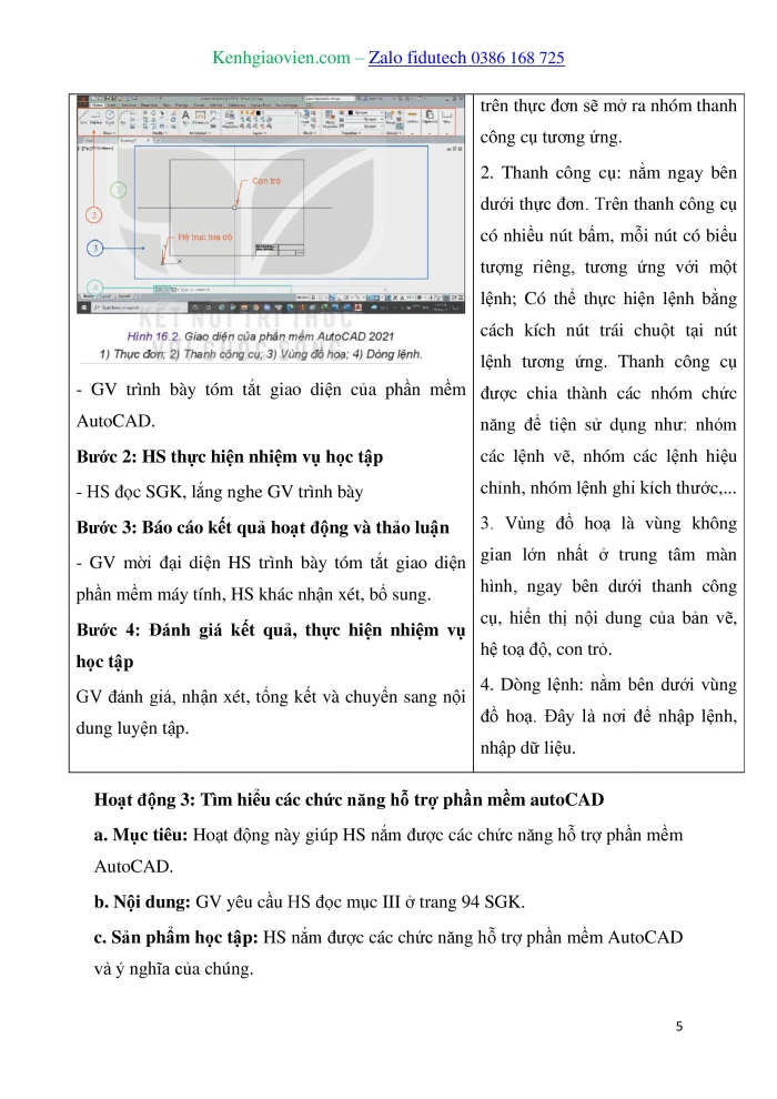 Giáo án và PPT Thiết kế và Công nghệ 10 kết nối Bài 16: Vẽ kĩ thuật với sự trợ giúp của máy tính