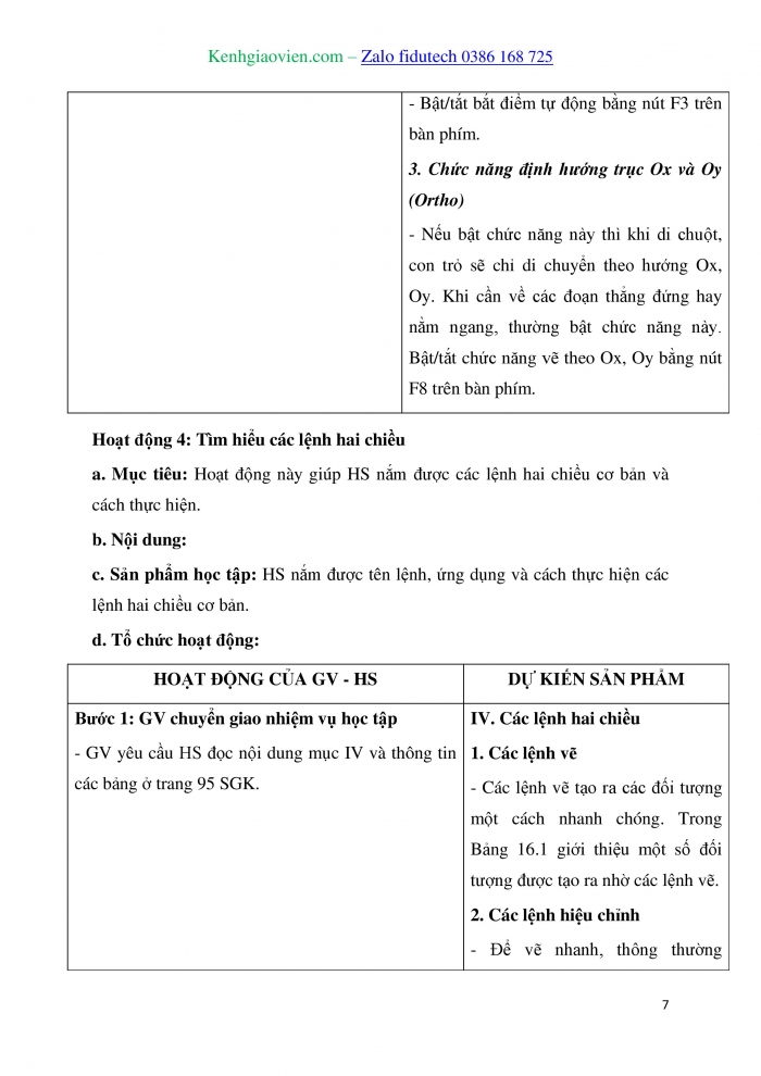 Giáo án và PPT Thiết kế và Công nghệ 10 kết nối Bài 16: Vẽ kĩ thuật với sự trợ giúp của máy tính