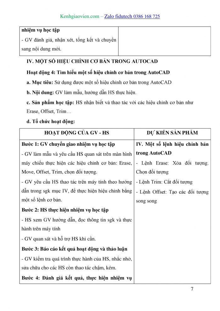 Giáo án và PPT Thiết kế và Công nghệ 10 cánh diều Bài 17: Vẽ kĩ thuật với sự hỗ trợ của máy tính