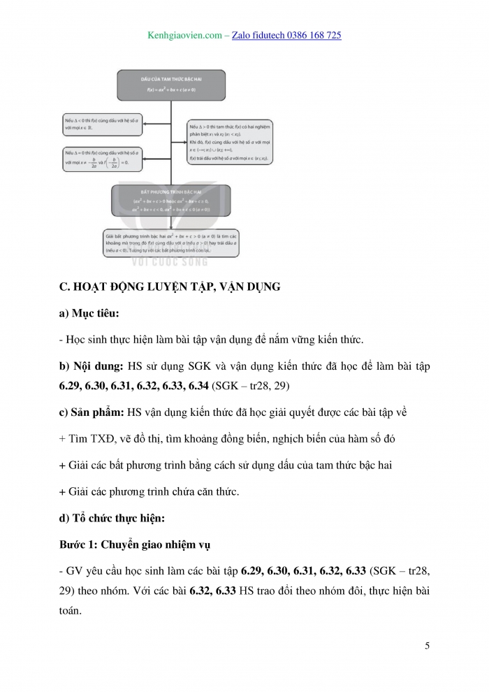 Giáo án và PPT Toán 10 kết nối Bài tập cuối chương VI