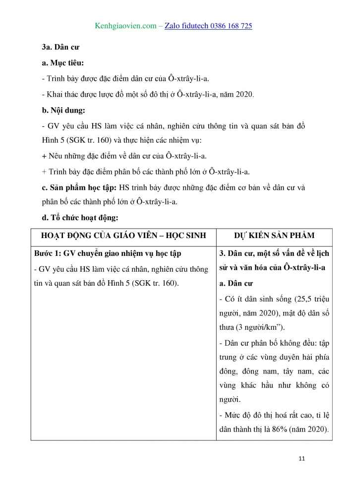 Giáo án và PPT Địa lí 7 kết nối Bài 18: Châu Đại Dương