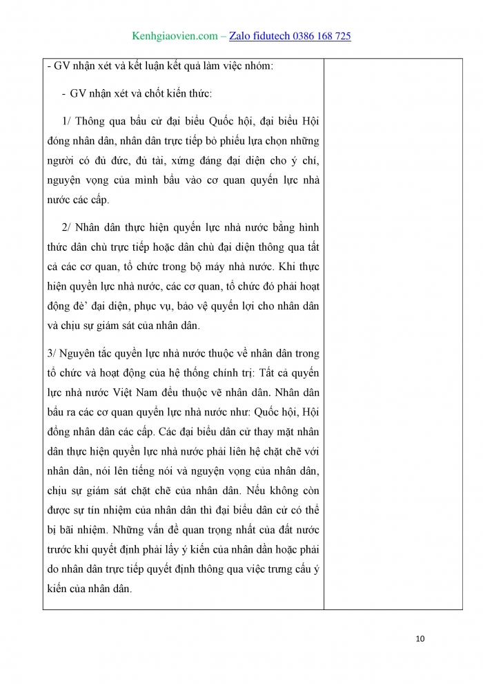 Giáo án và PPT Kinh tế pháp luật 10 kết nối Bài 19: Đặc điểm, cấu trúc và nguyên tắc hoạt động của hệ thống chính trị Việt Nam