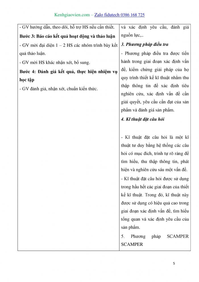 Giáo án và PPT Thiết kế và Công nghệ 10 kết nối Bài 21: Phương pháp, phương tiện hỗ trợ thiết kế kĩ thuật