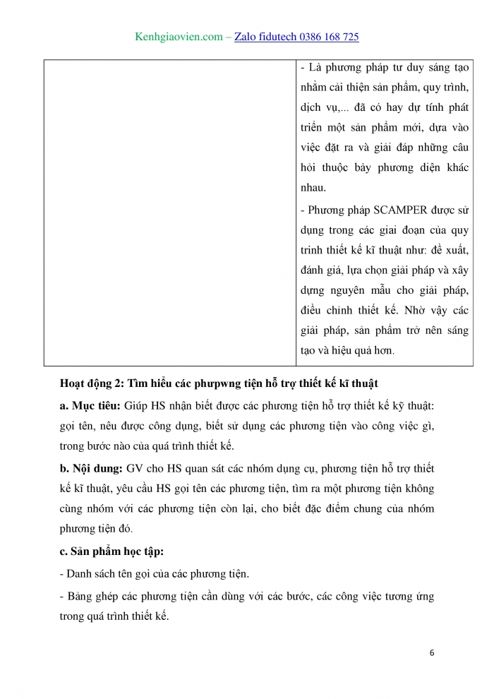 Giáo án và PPT Thiết kế và Công nghệ 10 kết nối Bài 21: Phương pháp, phương tiện hỗ trợ thiết kế kĩ thuật