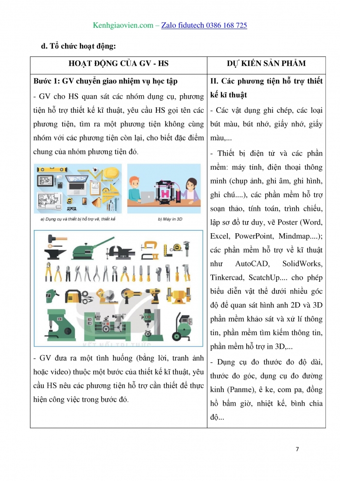 Giáo án và PPT Thiết kế và Công nghệ 10 kết nối Bài 21: Phương pháp, phương tiện hỗ trợ thiết kế kĩ thuật