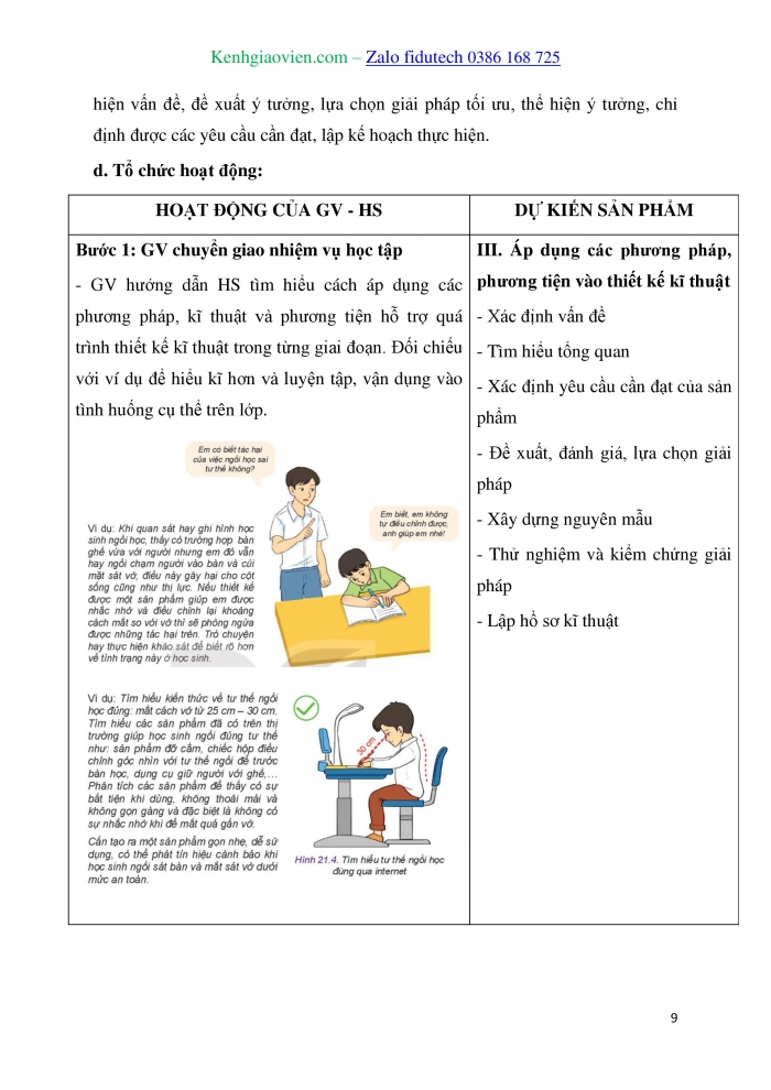 Giáo án và PPT Thiết kế và Công nghệ 10 kết nối Bài 21: Phương pháp, phương tiện hỗ trợ thiết kế kĩ thuật