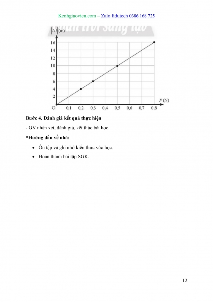 Giáo án và PPT Vật lí 10 chân trời Bài 23: Định luật Hooke