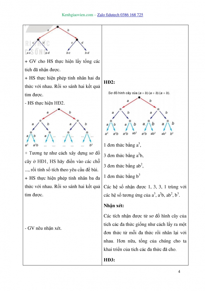 Giáo án và PPT Toán 10 kết nối Bài 25: Nhị thức Newton