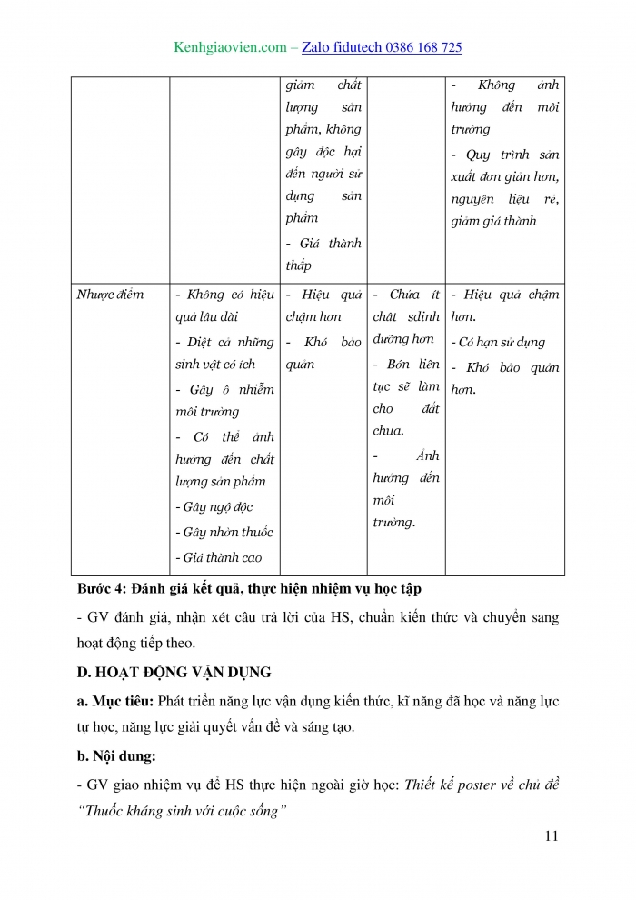 Giáo án và PPT Sinh học 10 chân trời Ôn tập Chương 5