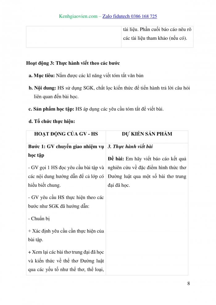 Giáo án và PPT Ngữ văn 10 cánh diều Bài 2: Viết báo cáo kết quả nghiên cứu về một vấn đề