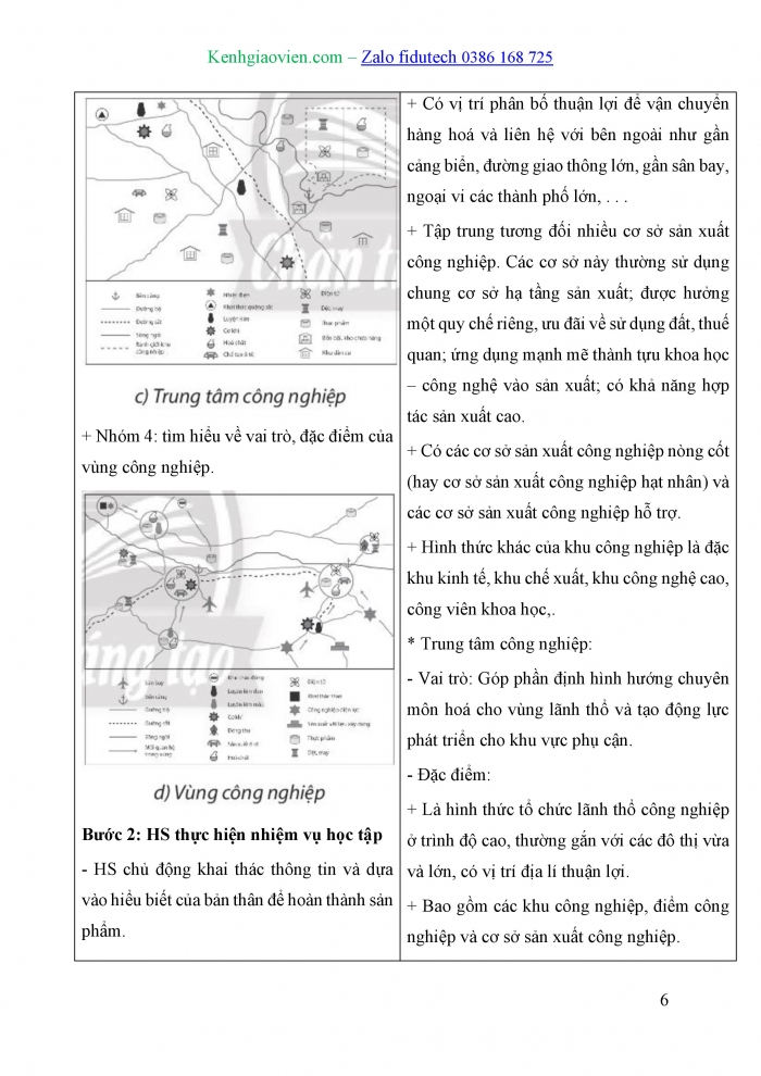 Giáo án và PPT Địa lí 10 chân trời Bài 31: Tổ chức lãnh thổ công nghiệp, tác động của công nghiệp tới môi trường và định hướng phát triển ngành công nghiệp