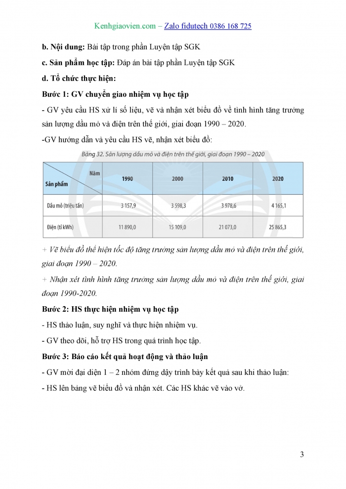 Giáo án và PPT Địa lí 10 chân trời Bài 32 Thực hành: Tìm hiểu sự phát triển và phân bố ngành công nghiệp trên thế giới