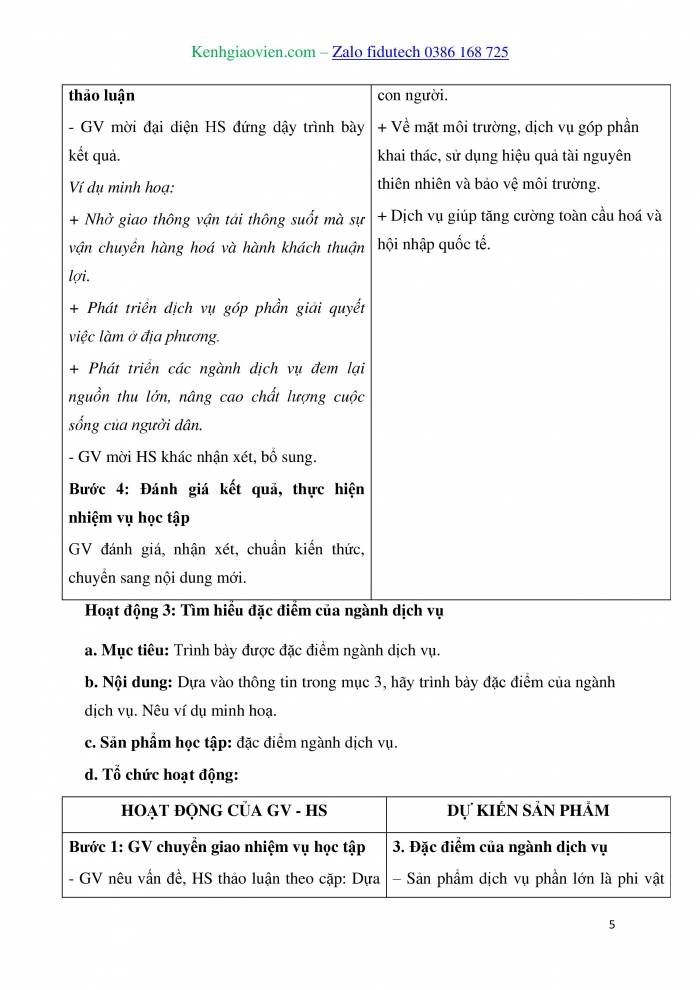 Giáo án và PPT Địa lí 10 kết nối Bài 33: Cơ cấu, vai trò, đặc điểm, các nhân tố ảnh hưởng đến sự phát triển và phân bố dịch vụ