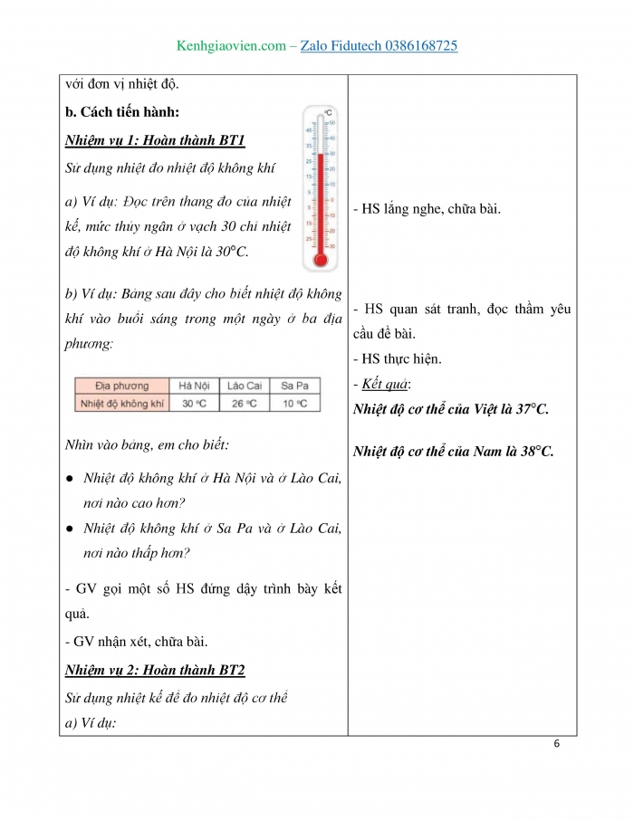 Giáo án và PPT Toán 3 kết nối Bài 33: Nhiệt độ. Đơn vị đo nhiệt độ