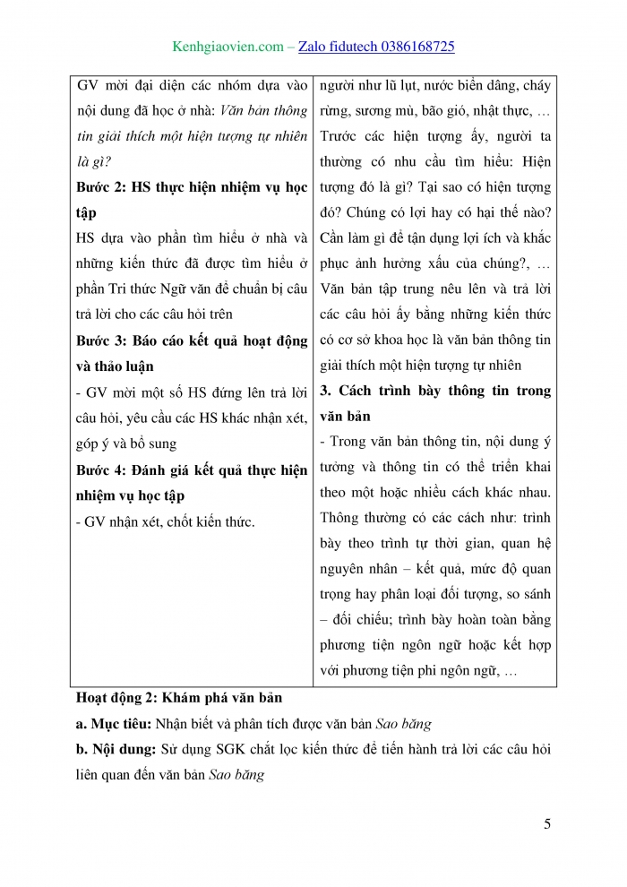 Giáo án và PPT Ngữ văn 8 cánh diều Bài 3: Sao băng (Theo Hồng Nhung)