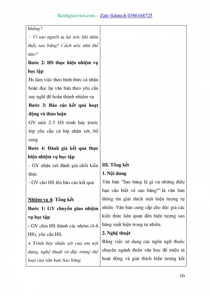 Giáo án và PPT Ngữ văn 8 cánh diều Bài 3: Sao băng (Theo Hồng Nhung)