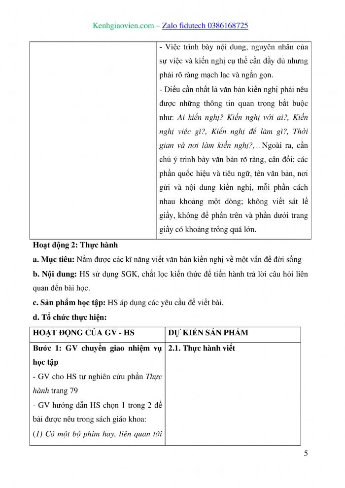 Giáo án và PPT Ngữ văn 8 cánh diều Bài 3: Văn bản kiến nghị về một vấn đề đời sống