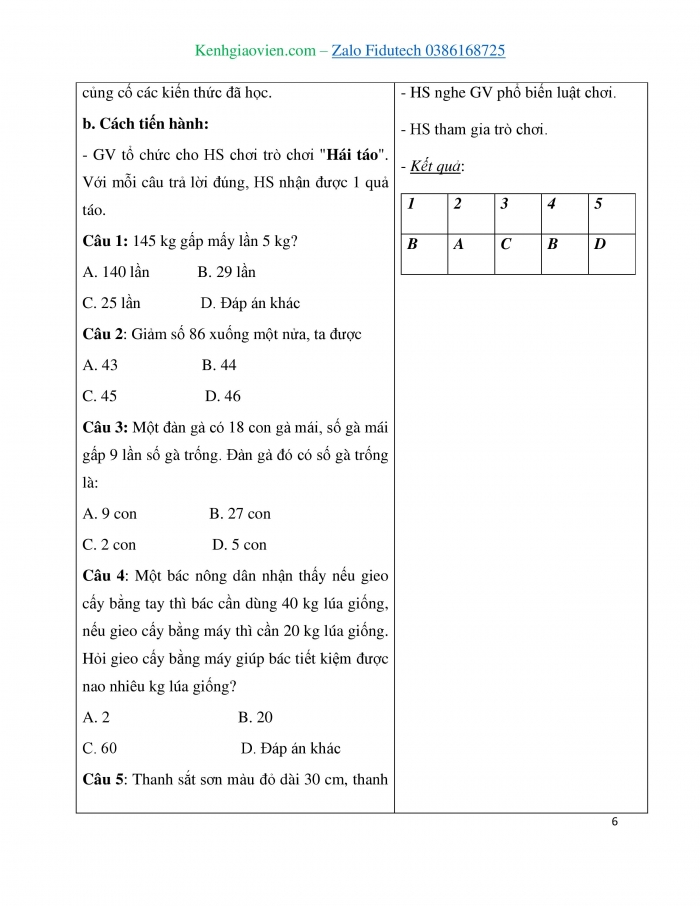 Giáo án và PPT Toán 3 kết nối Bài 40: Luyện tập chung