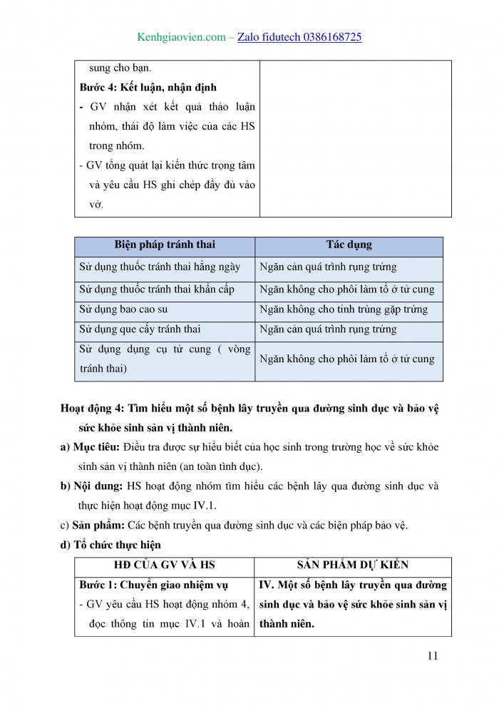 Giáo án và PPT KHTN 8 kết nối Bài 40: Sinh sản ở người