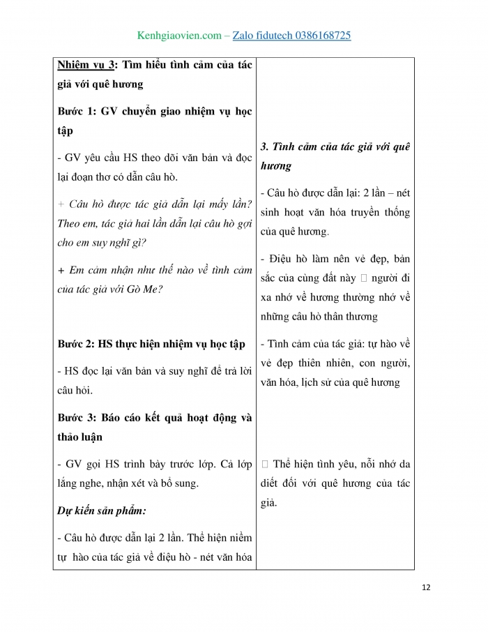 Giáo án và PPT Ngữ văn 7 kết nối Bài 4: Gò Me (trích, Hoàng Tố Nguyên)