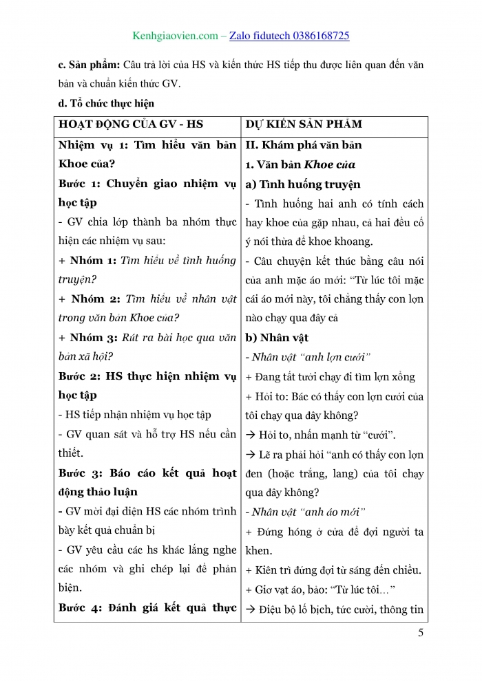 Giáo án và PPT Ngữ văn 8 chân trời Bài 4: Khoe của, Con rắn vuông