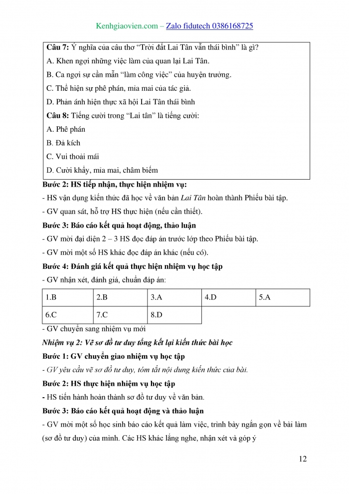 Giáo án và PPT Ngữ văn 8 kết nối Bài 4: Lai Tân (Hồ Chí Minh)